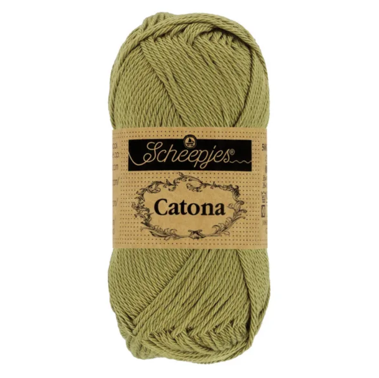 Sợi cotton Catona 50g - Scheepjes, đan móc áo, nón, búp bê