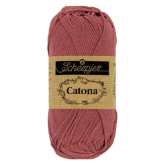 Sợi cotton Catona 50g - Scheepjes, đan móc áo, nón, búp bê