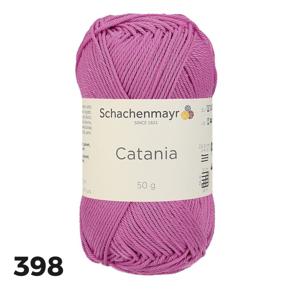 Sợi cotton Catania nhập khẩu từ Schachenmayr, đan móc áo, váy, khăn, móc thú