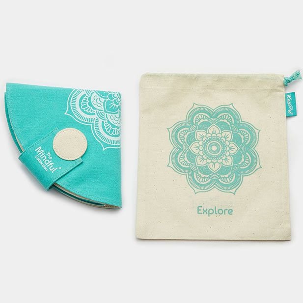 Bộ kim đan vòng mini EXPLORE dài 25cm 10icnh, dùng đan tay, vòng tròn nhỏ - BST Mindful Lace - KnitPro