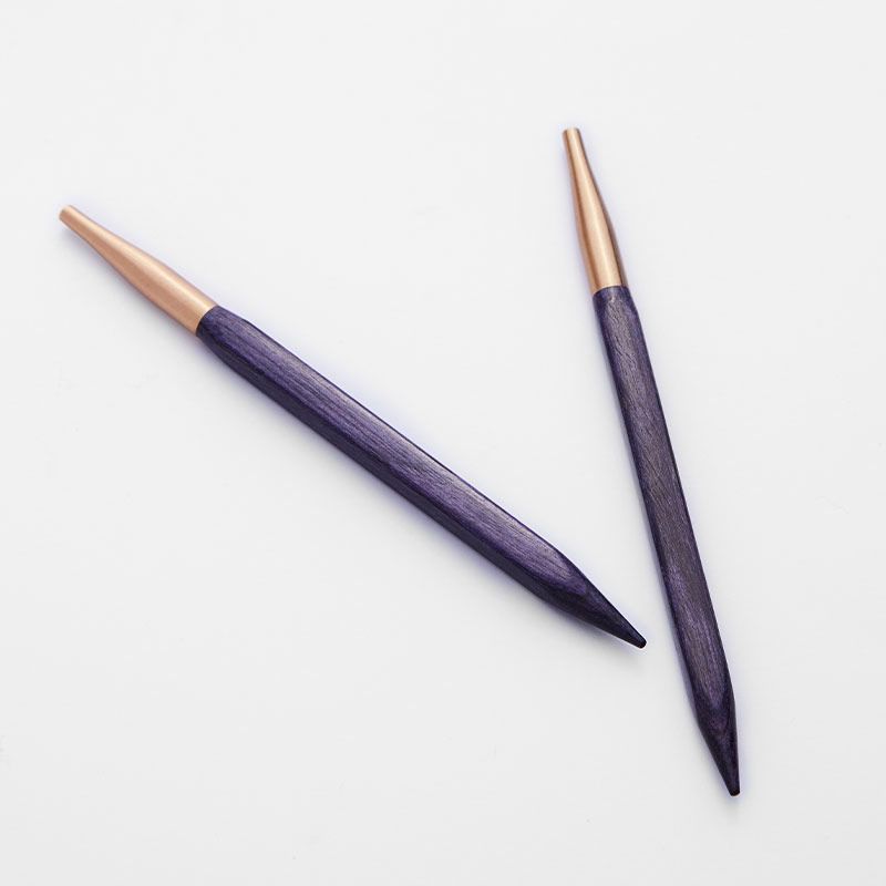 Cặp đầu kim đan bằng gỗ dòng J'adore Cubics dài 8.5cm (4inch), nhập khẩu từ KnitPro