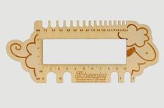 Thước đo size kim và hệ số gauge - Scheepjes