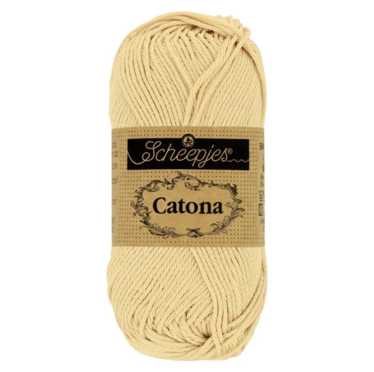 Sợi cotton Catona 50g - Scheepjes, đan móc áo, nón, búp bê