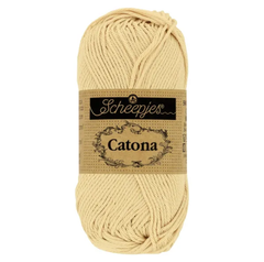 Sợi cotton Catona 50g - Scheepjes, đan móc áo, nón, búp bê