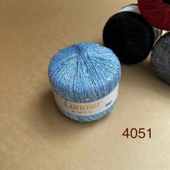 Sợi lấp lánh Parla nhập từ Lanoso, đan móc áo, váy, khăn