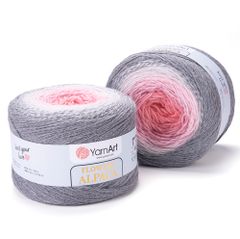 Len cầu vồng ấm Flower Alpaca nhập khẩu từ Yarnart, đan móc áo, áo choàng, váy, nón