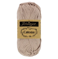 Sợi cotton Catona 50g - Scheepjes, đan móc áo, nón, búp bê