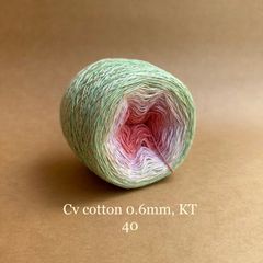 Sợi cầu vồng Cotton 0.6mm, kim tuyến