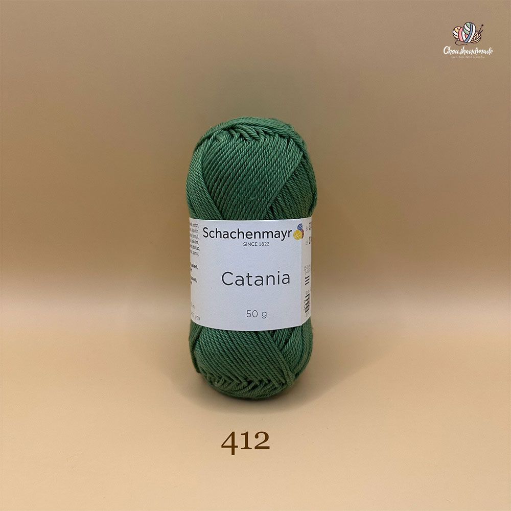 Sợi cotton Catania nhập khẩu từ Schachenmayr, đan móc áo, váy, khăn, móc thú