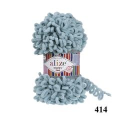 Cuộn len tết bằng tay Puffy Fine hãng Alize Yarns tết áo, khăn, vỏ gối, chăn, thảm, túi