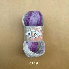 Sợi cotton hè Bella Batik nhập khẩu từ Alize Yarns đan móc áo, váy, khăn hè
