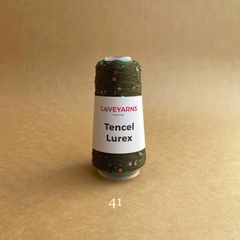 Sợi Tencel Lurex nhập từ Loveyarns, đan móc áo, khăn