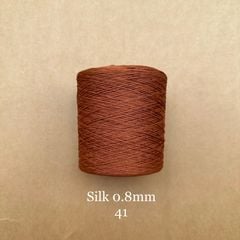 Cuộn sợi 100% silk 0.8mm màu trơn - 300gram