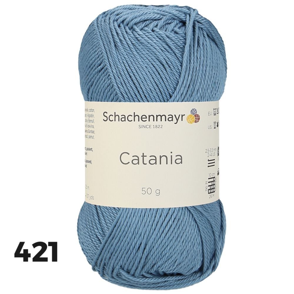 Sợi cotton Catania nhập khẩu từ Schachenmayr, đan móc áo, váy, khăn, móc thú