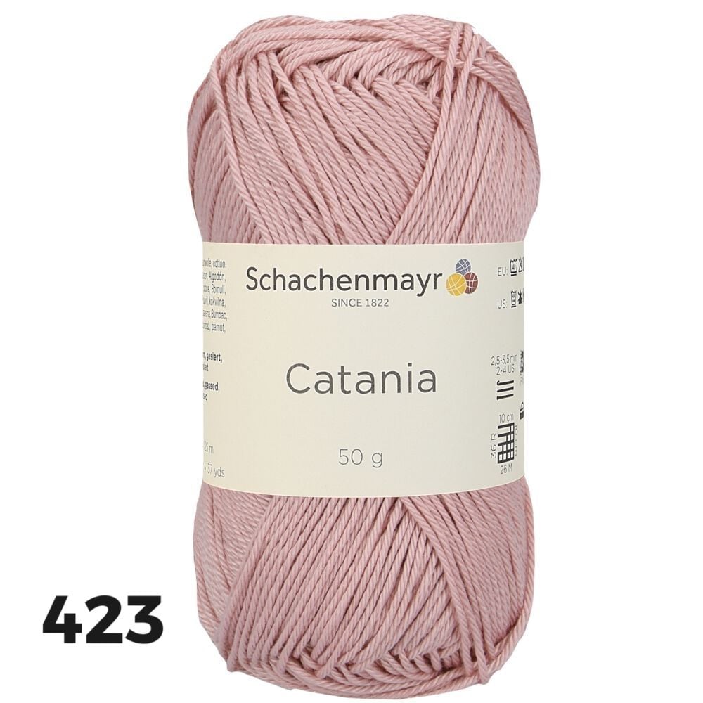 Sợi cotton Catania nhập khẩu từ Schachenmayr, đan móc áo, váy, khăn, móc thú