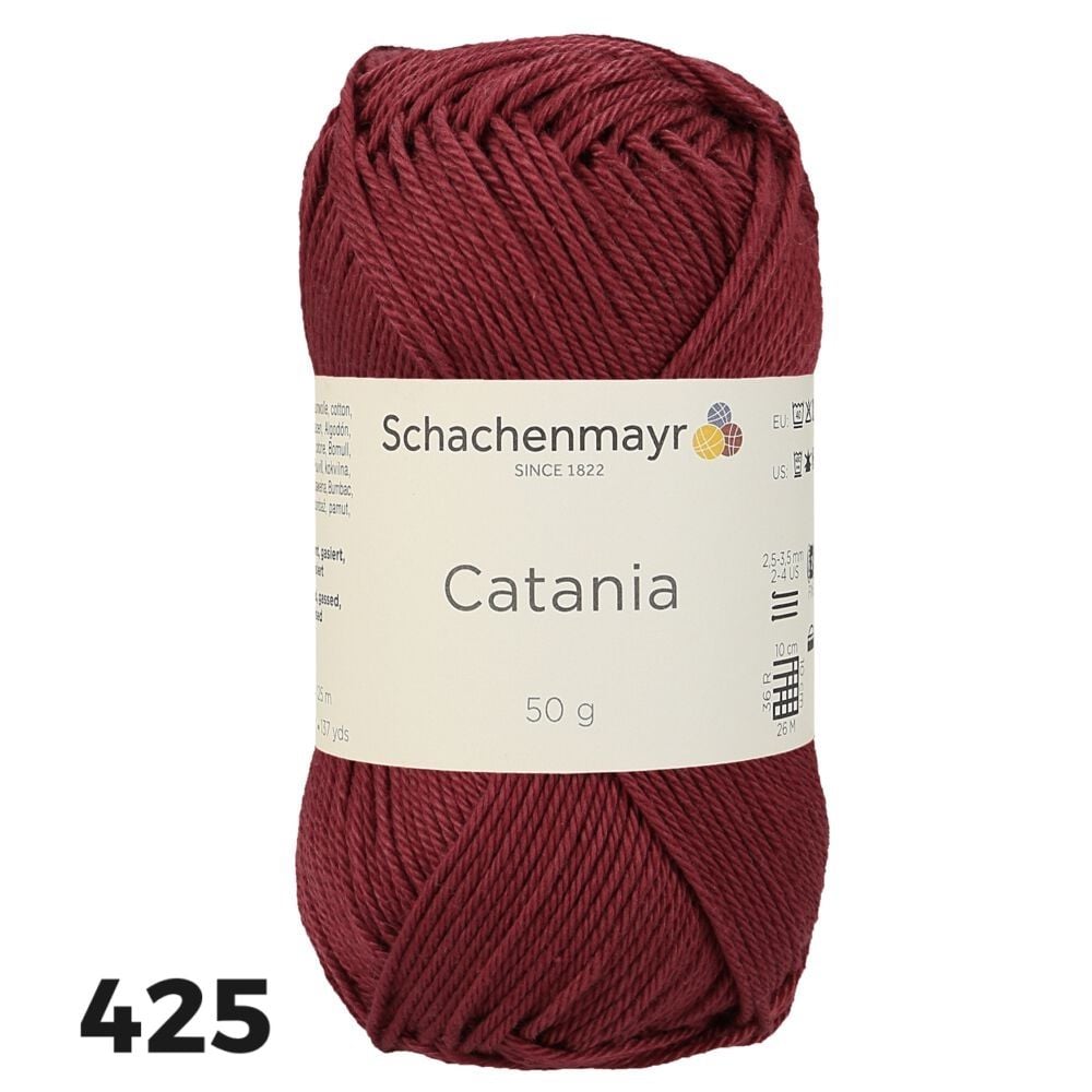 Sợi cotton Catania nhập khẩu từ Schachenmayr, đan móc áo, váy, khăn, móc thú