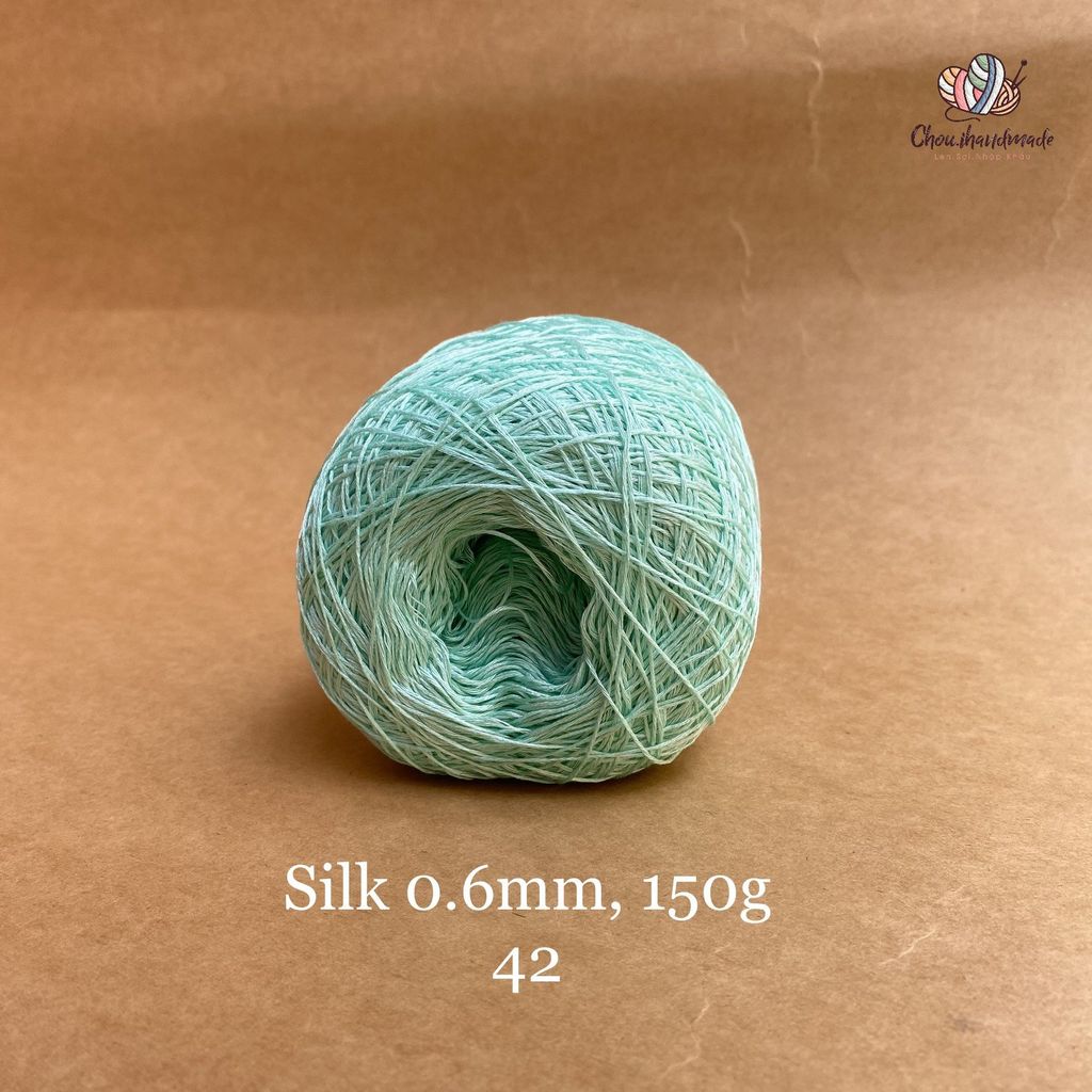 Cuộn sợi 100% Silk 0.6mm, 150g