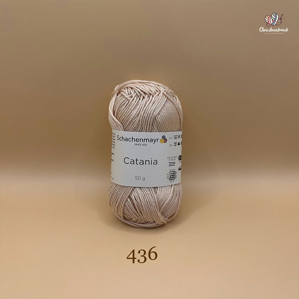 Sợi cotton Catania nhập khẩu từ Schachenmayr, đan móc áo, váy, khăn, móc thú