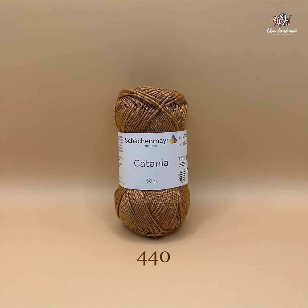 Sợi cotton Catania nhập khẩu từ Schachenmayr, đan móc áo, váy, khăn, móc thú