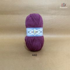 Cuộn len ấm Lanagold 800 hãng Alize siêu dôi, siêu ấm đan móc khăn, áo ấm cực thích