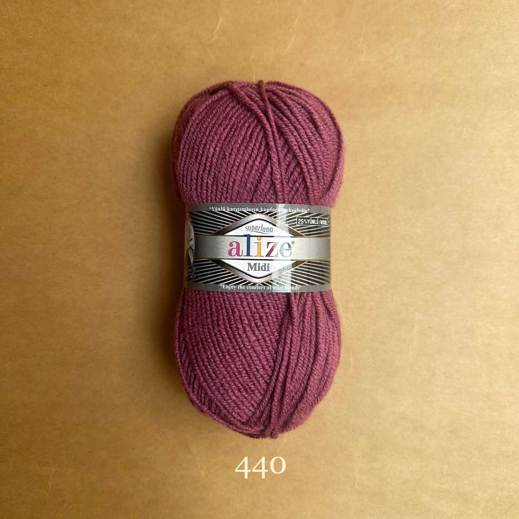 Len đông Superlana Midi nhập khẩu từ Alize Yarns, đan móc thú, áo, nón, khăn