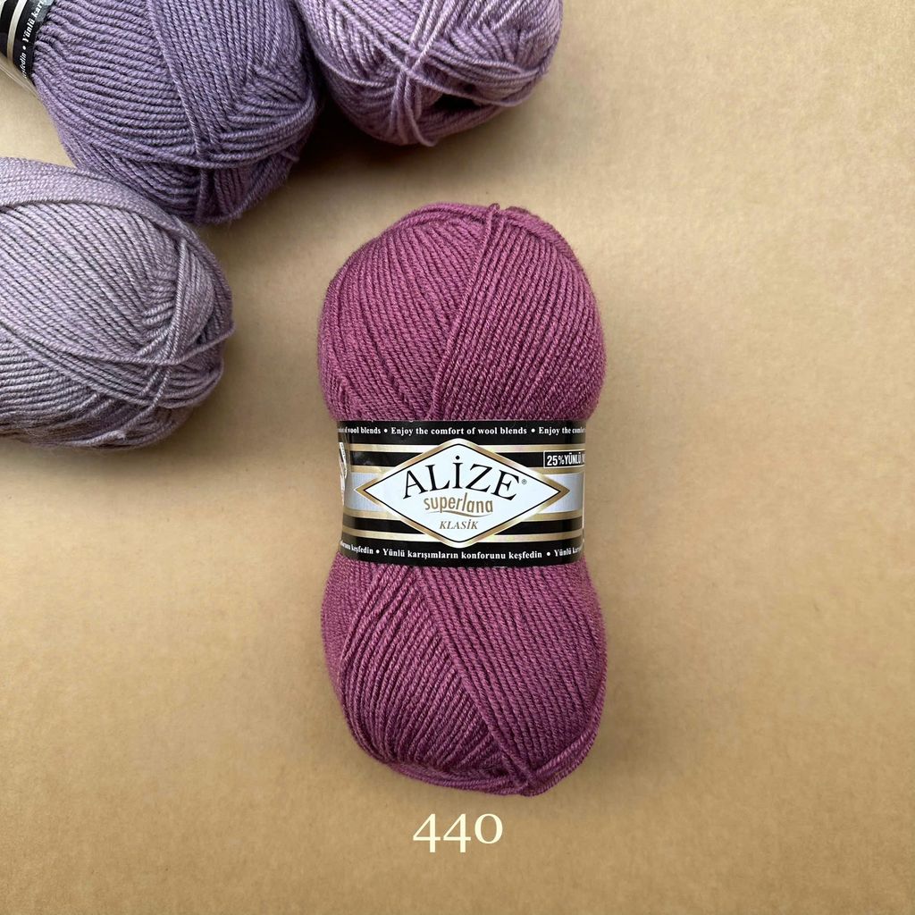 Len ấm Superlana Klasik nhập khẩu từ Alize Yarns đan móc nón, khăn, áo