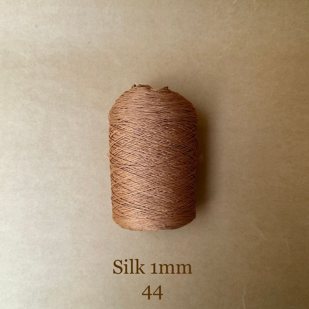 Cuộn sợi 100% Silk 1mm, 300g màu trơn