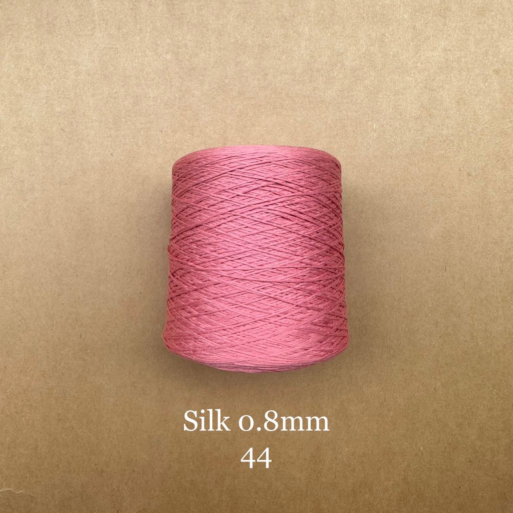 Cuộn sợi 100% silk 0.8mm màu trơn - 300gram