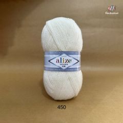 Cuộn len ấm Lanagold 800 hãng Alize siêu dôi, siêu ấm đan móc khăn, áo ấm cực thích