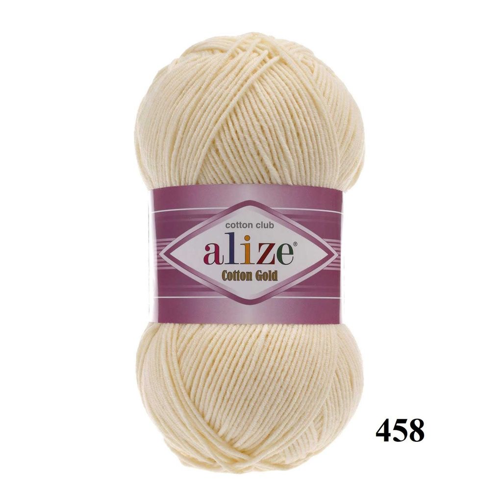 Len hè Cotton Gold nhập khẩu từ Alize Yarns, đan móc đồ hè, thú, nón cực xinh