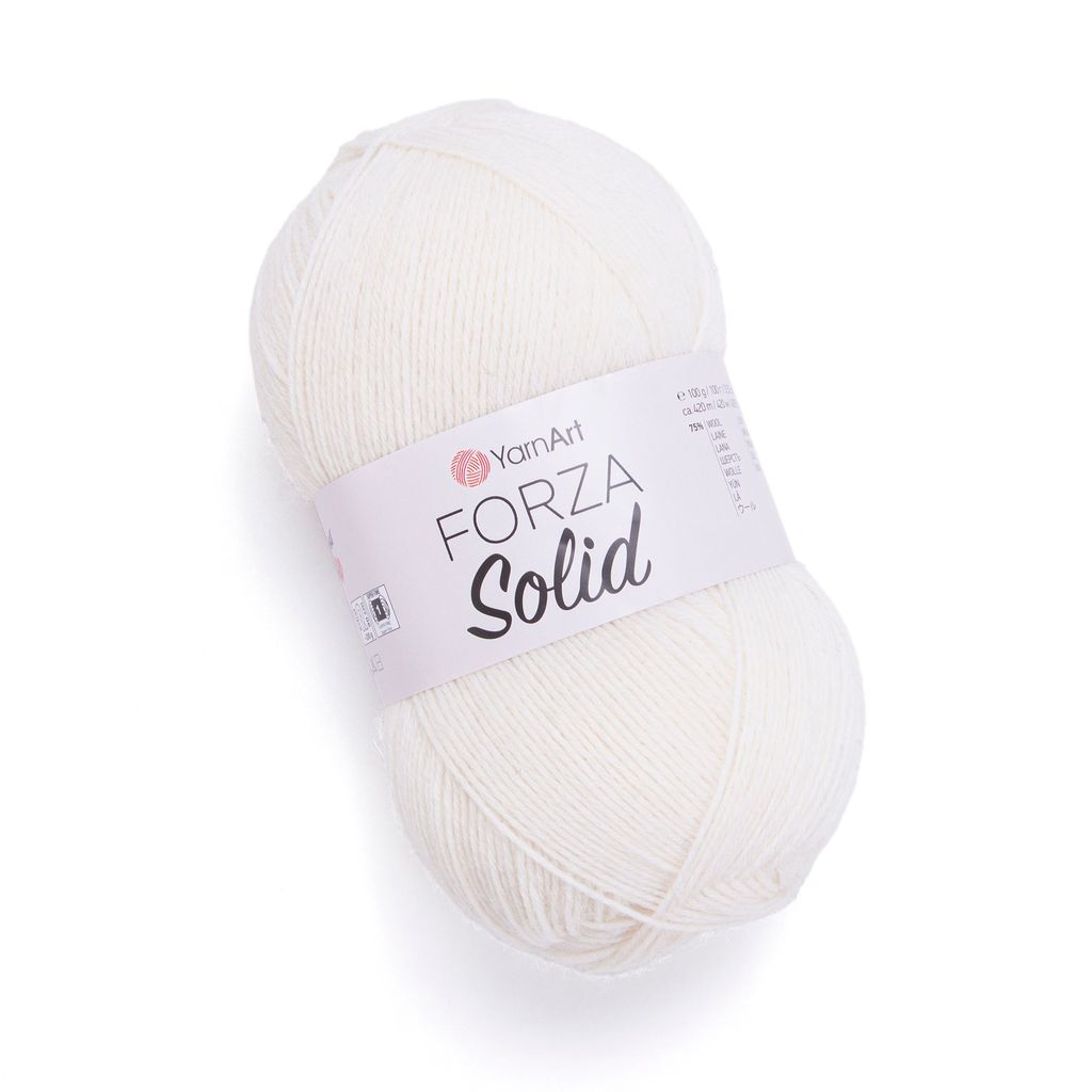 Len ấm Forza Solid nhập từ Yarnart, đan móc áo, tất, nón