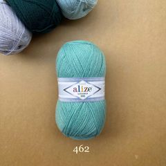 Cuộn len ấm Lanagold 800 hãng Alize siêu dôi, siêu ấm đan móc khăn, áo ấm cực thích