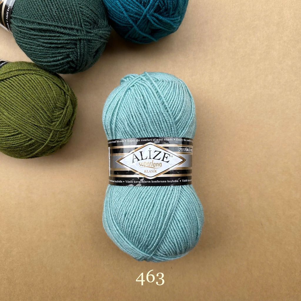 Len ấm Superlana Klasik nhập khẩu từ Alize Yarns đan móc nón, khăn, áo