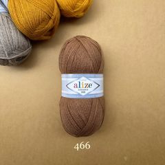 Cuộn len ấm Lanagold 800 hãng Alize siêu dôi, siêu ấm đan móc khăn, áo ấm cực thích