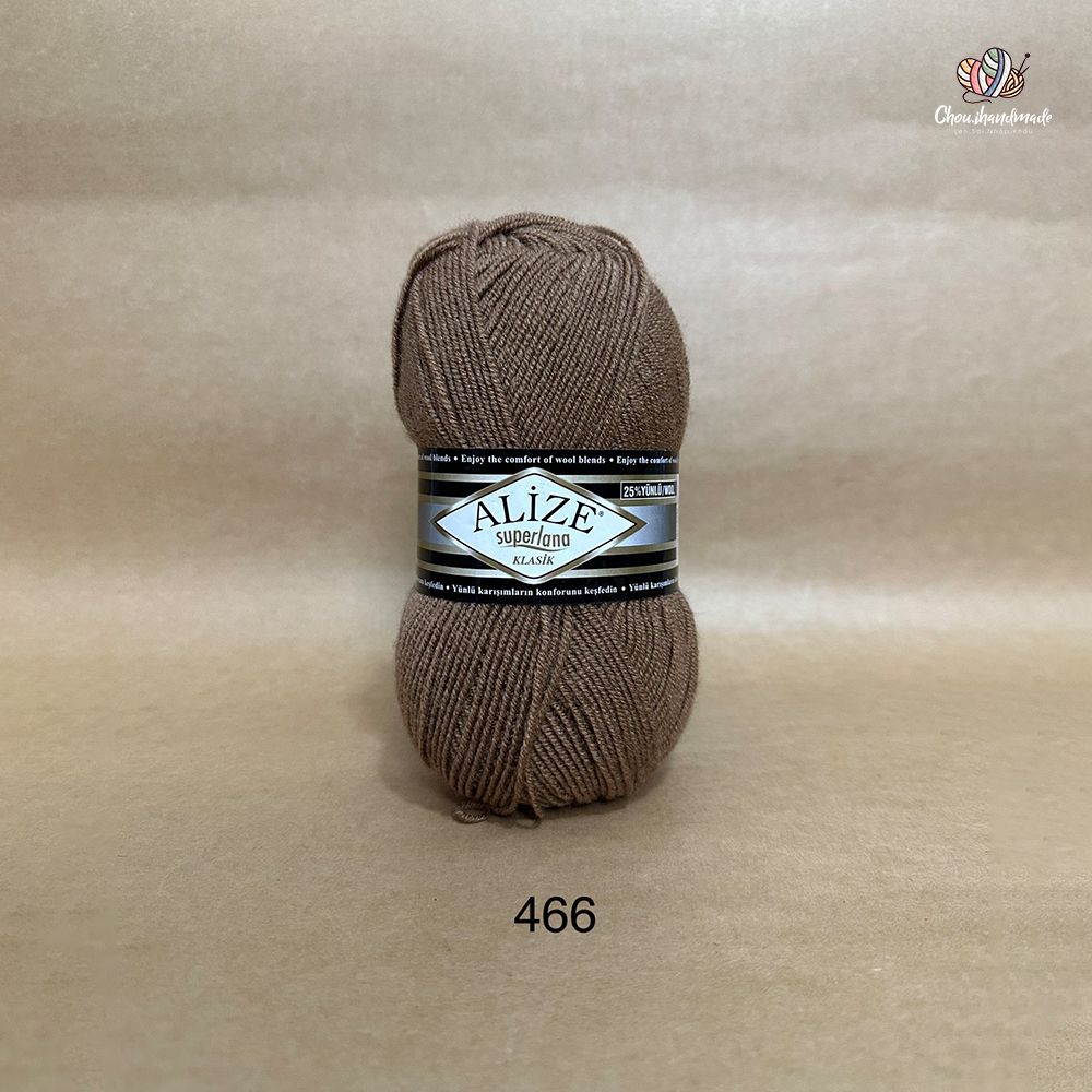 Len ấm Superlana Klasik nhập khẩu từ Alize Yarns đan móc nón, khăn, áo