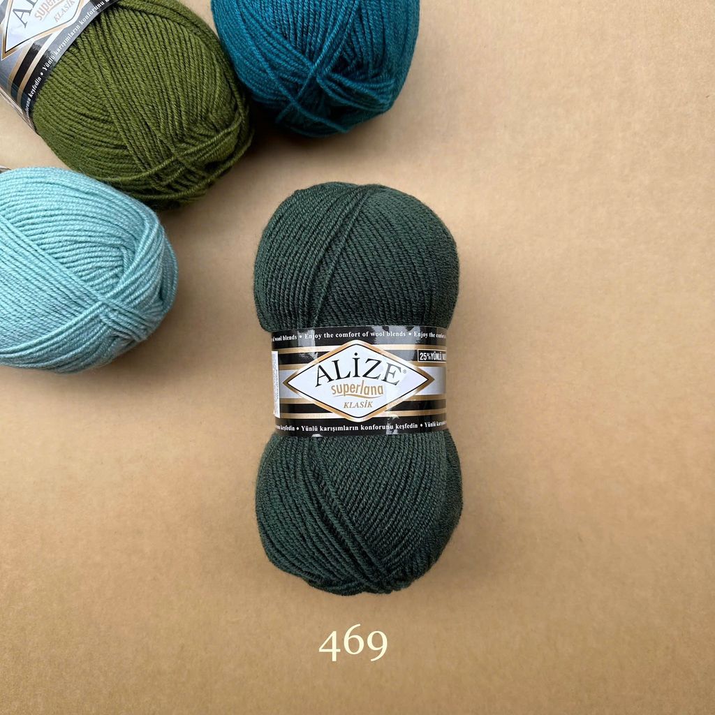 Len ấm Superlana Klasik nhập khẩu từ Alize Yarns đan móc nón, khăn, áo