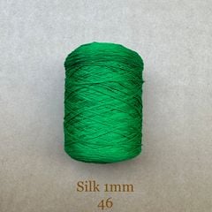 Cuộn sợi 100% Silk 1mm, 300g màu trơn