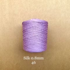 Cuộn sợi 100% silk 0.8mm màu trơn - 300gram