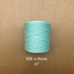 Cuộn sợi 100% silk 0.8mm màu trơn - 300gram