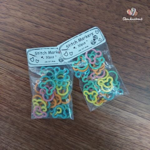 Bịch Marker hình con gấu nhiều màu, 30 cái