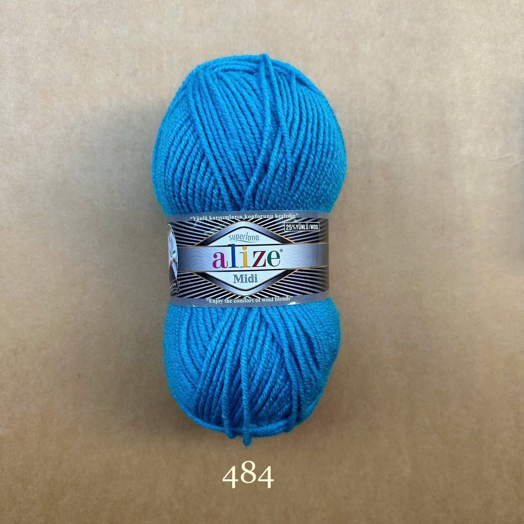 Len đông Superlana Midi nhập khẩu từ Alize Yarns, đan móc thú, áo, nón, khăn