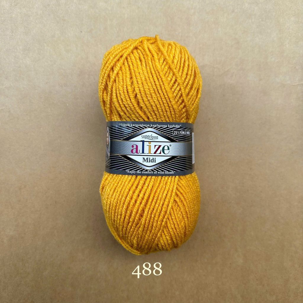 Len đông Superlana Midi nhập khẩu từ Alize Yarns, đan móc thú, áo, nón, khăn