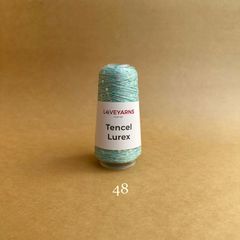 Sợi Tencel Lurex nhập từ Loveyarns, đan móc áo, khăn