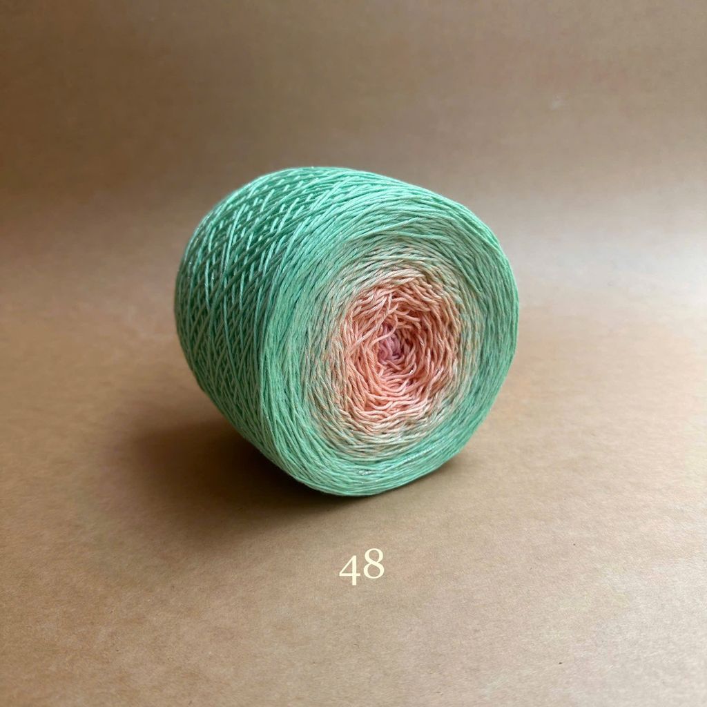 Sợi cầu vồng Cotton 1.2mm, kim tuyến