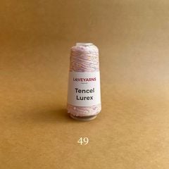 Sợi Tencel Lurex nhập từ Loveyarns, đan móc áo, khăn