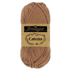 Sợi cotton Catona 50g - Scheepjes, đan móc áo, nón, búp bê