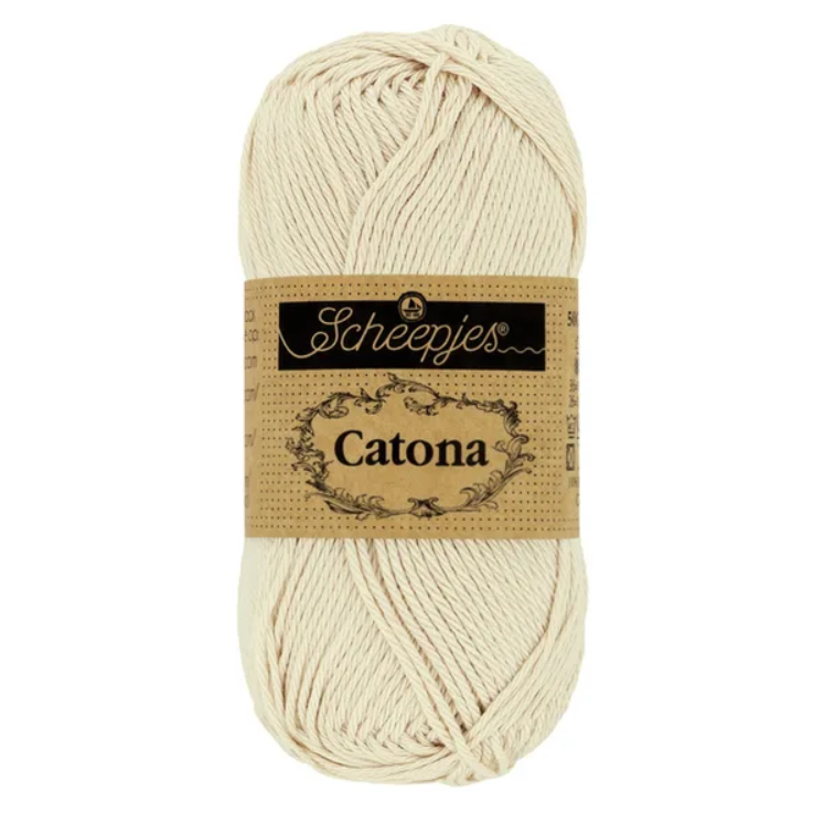 Sợi cotton Catona 50g - Scheepjes, đan móc áo, nón, búp bê
