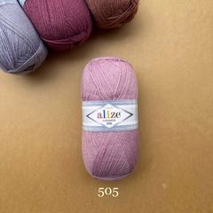 Cuộn len ấm Lanagold 800 hãng Alize siêu dôi, siêu ấm đan móc khăn, áo ấm cực thích