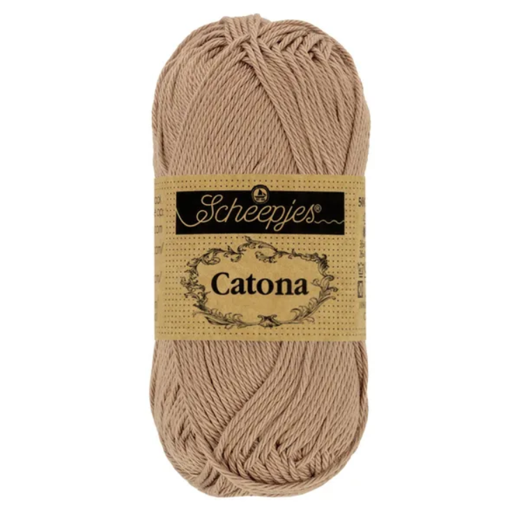 Sợi cotton Catona 50g - Scheepjes, đan móc áo, nón, búp bê