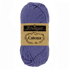 Sợi cotton Catona 50g - Scheepjes, đan móc áo, nón, búp bê